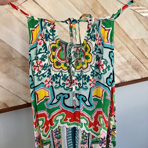 Anthropologie Ella Halter Maxi Handkerchief Hem Dress XS/S - Picture 8 of 8
